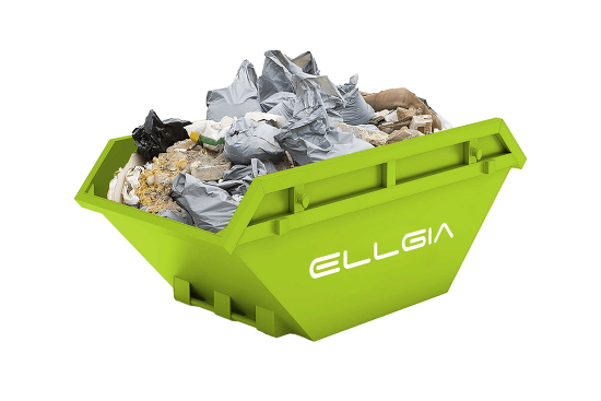 ellgia skip with rubbish - opt