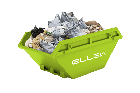 ellgia skip with rubbish - opt